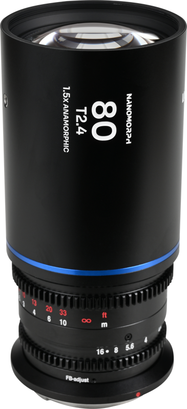 Obiectiv cinematic Laowa Nanomorph 80mm T2.4 1.5X S35, Blue, Montura Fuji X [3]