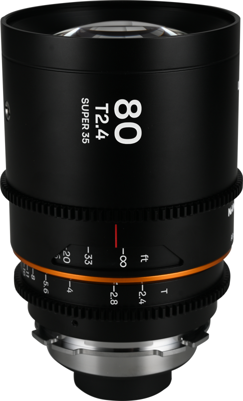 Obiectiv cinematic Laowa Nanomorph 80mm T2.4 1.5X S35, Amber, Montura Arri PL/Canon EF [1]