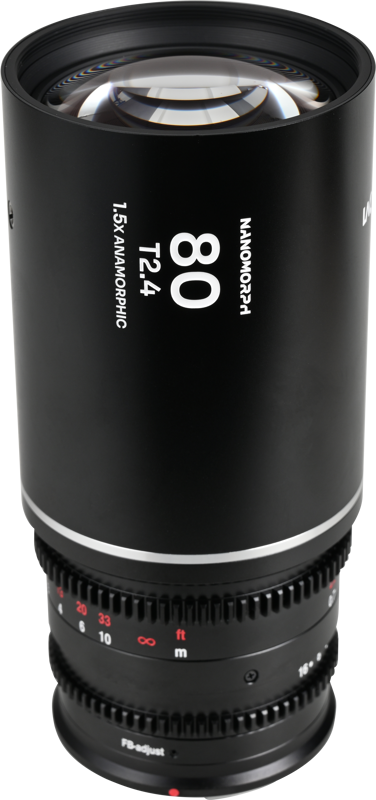 Obiectiv cinematic Laowa Nanomorph 80mm T2.4 1.5X S35, Silver, Montura Fuji X [2]