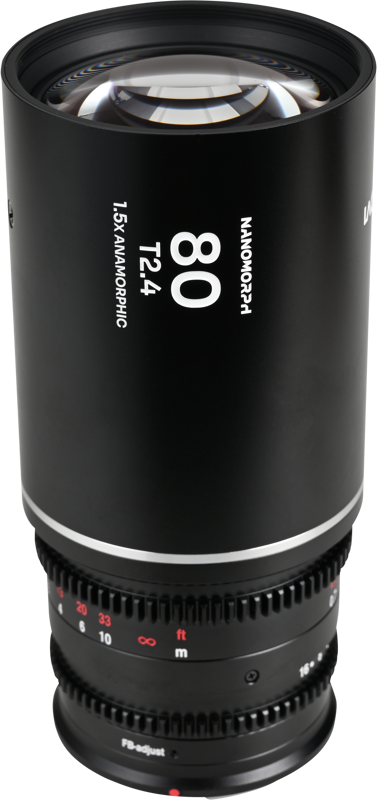 Obiectiv cinematic Laowa Nanomorph 80mm T2.4 1.5X S35, Silver, Montura DL [3]