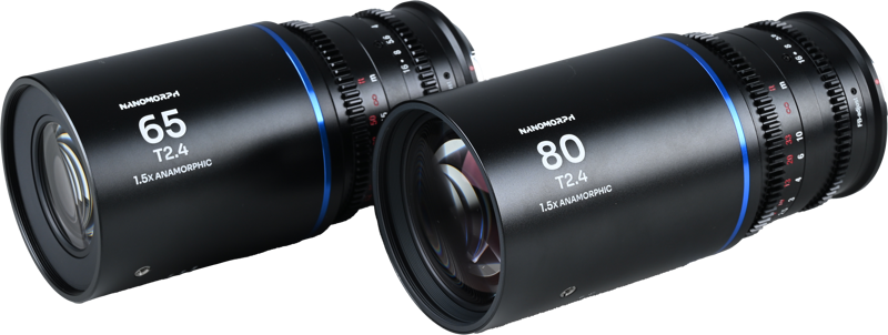 Set 2 obiective cinematice Laowa Nanomorph S35 Prime 65mm, 80mm, Blue, Montura Fuji X [1]