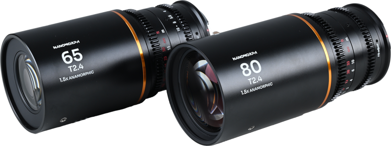 Set 2 obiective cinematice Laowa Nanomorph S35 Prime 65mm,80mm, Amber, Montura DL [1]