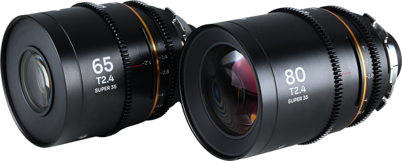 Set 2 obiective cinematice Laowa Nanomorph S35 Prime 65mm,80mm, Amber, Montura Arri PL/Canon EF [1]