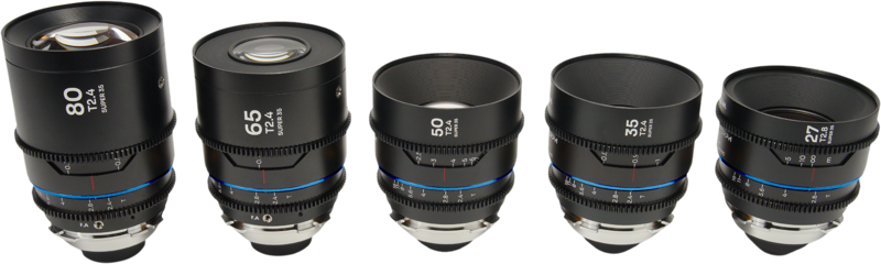 Set 5 obiective cinematice Laowa Nanomorph S35 Prime 27+35+50+65+80mm, Blue, MonturaArri PL/Canon EF [1]