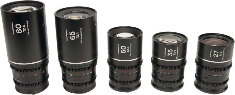 Set 5 obiective cinematice Laowa Nanomorph S35 Prime 27+35+50+65+8mm, Silver, Montura Canon RF [1]