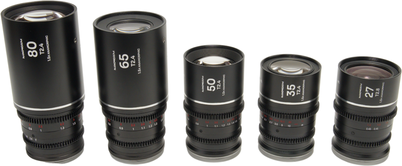 Set 5 obiective cinematice Laowa Nanomorph S35 Prime 27+35+50+65+8mm, Silver, Montura MFT [1]