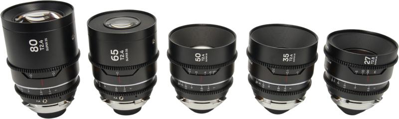 Set 5 obiective cinematice Laowa Nanomorph S35 Prime 27+35+50+65+8mm, Silver, Montura Arri PL/Canon EF [1]