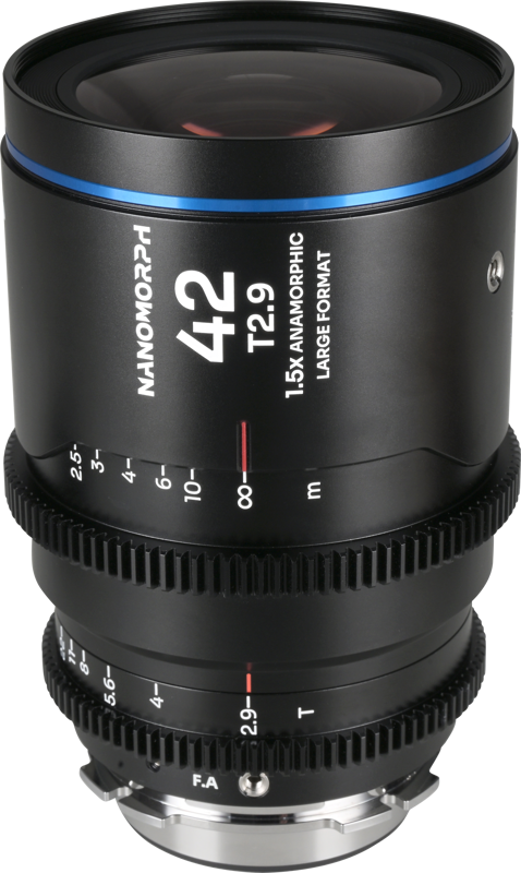 Obiectiv cinematic Laowa Nanomorph LF 42mm T2.9 1.5X, Blue, Montura Arri PL/Canon EF [1]