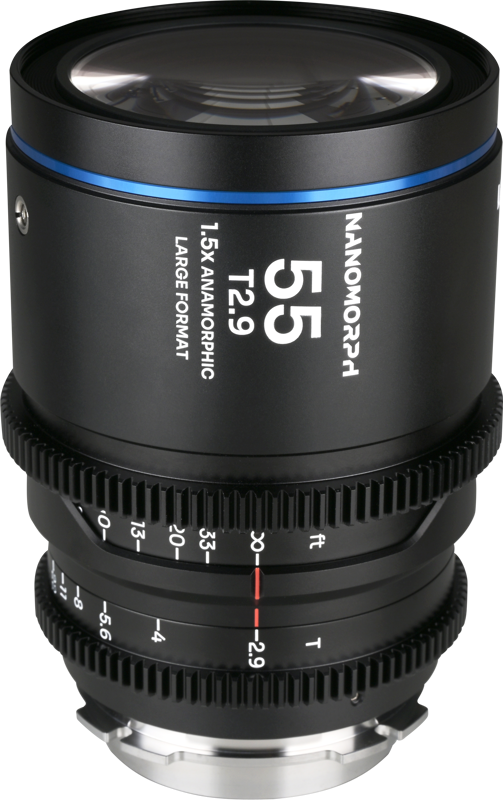 Obiectiv cinematic Laowa Nanomorph LF 55mm T2.9 1.5X, Blue, Montura Arri PL/Canon EF [1]