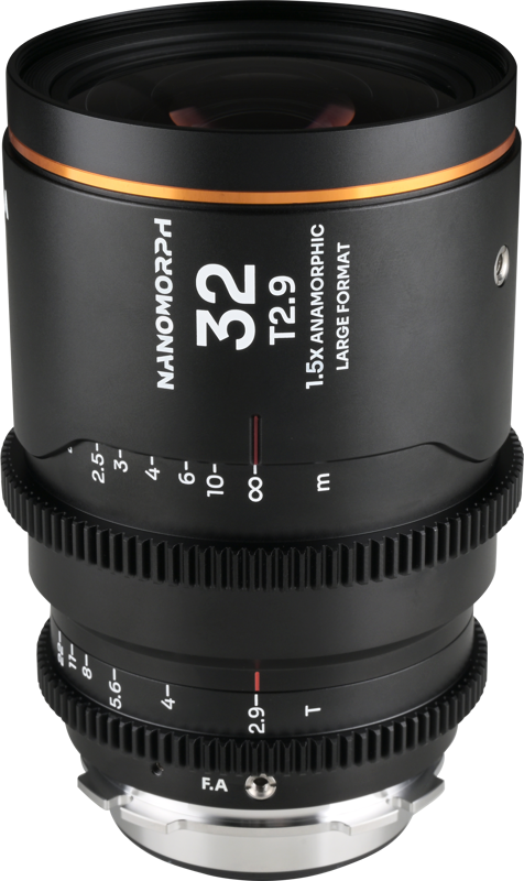 Obiectiv cinematic Laowa Nanomorph LF 32mm T2.9 1.5X, Amber, Montura Arri PL/Canon EF [1]