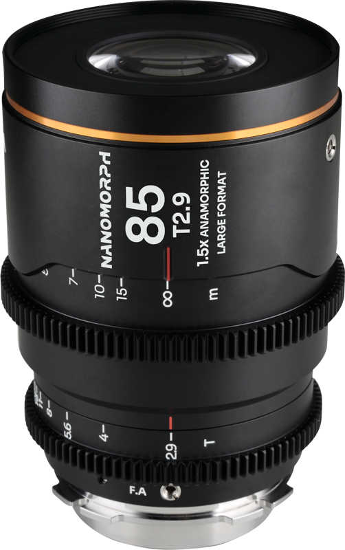 Obiectiv cinematic Laowa Nanomorph LF 85mm T2.9 1.5X, Amber, Montura Arri PL/Canon EF [1]