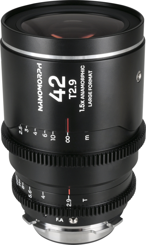 Obiectiv cinematic Laowa Nanomorph LF 42mm T2.9 1.5X, Silver, Montura Arri PL/Canon EF [1]