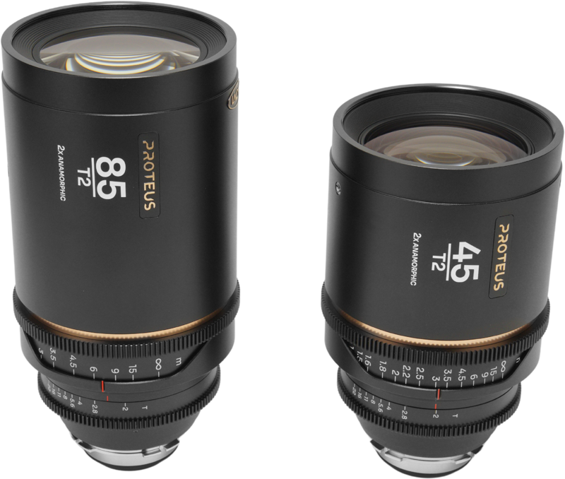 Set 2 obiective Laowa Proteus 2X Anamorphic, Set B (45mm, 85mm), Amber, Montura Arri PL/Canon EF [1]