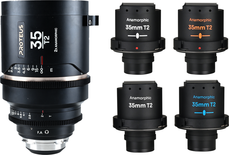 Obiectiv cinematic Laowa Proteus Flex 2X Anamorphic 35mm T2, Monutra Arri PL/Canon EF [1]