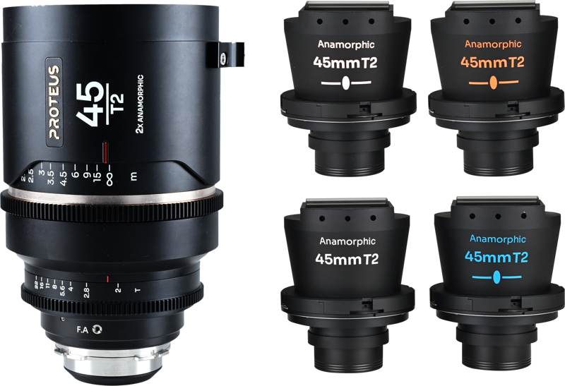 Obiectiv cinematic Laowa Proteus Flex 2X Anamorphic 45mm T2, Monutra Arri PL/Canon EF [1]