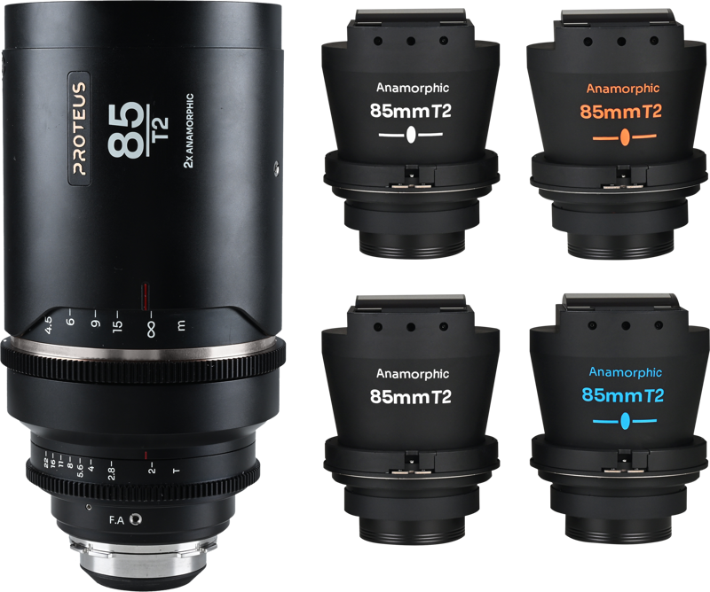 Obiectiv cinematic Laowa Proteus Flex 2X Anamorphic 85mm T2, Monutra Arri PL/Canon EF [1]