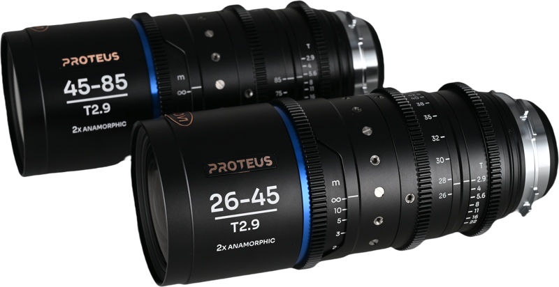 Set 2 obiective cinematice Laowa Proteus Zoom 2X Anamorphic 26-45mm, 45-85mm, Blue, Montura Arri PL/Canon EF [1]