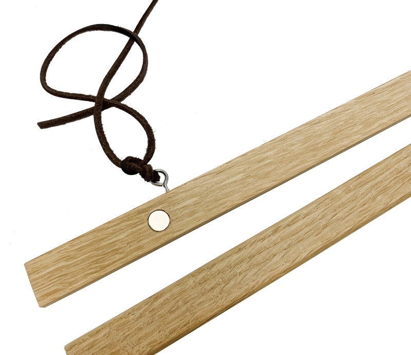 Rama Focus Poster Hanger Magnetic Oak 41cm [1]