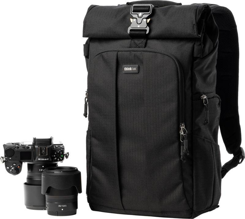 Rucsac Think Tank FocusPoint 22L I Hybrid RollTop I Asphalt Black [1]
