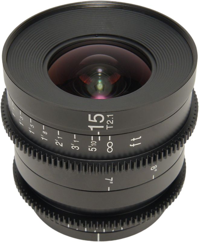 Obiectiv cinematic Laowa 15mm T2.1 Zero-D Cine Lens, Montura Canon RF (feet) [1]