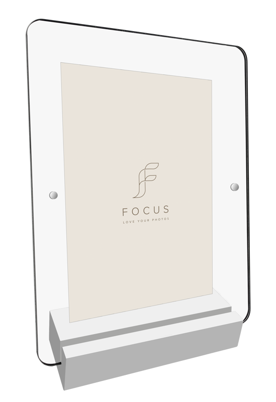 Rama Focus Photo Block White Acrylic 10x15 [1]