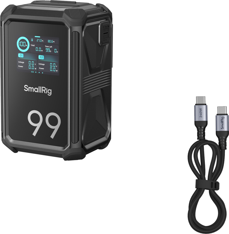 Baterie V-Mount SmallRig 4984 X-Touch Smart triplu protejata X99 [1]