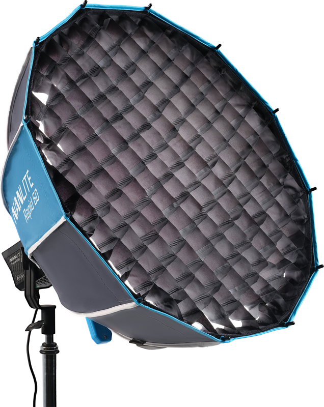 Softbox parabolic Nanlite SB-RP60 SB-RP60 cu grilă tip fagure pentru montură FM [1]