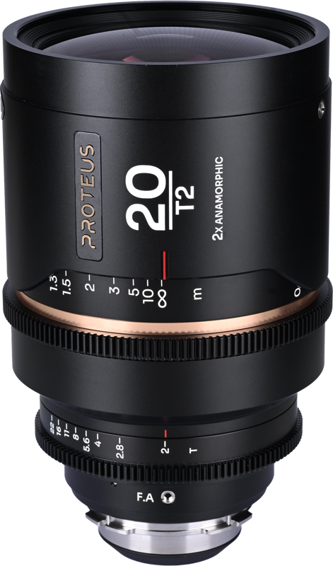 Obiectiv cinematic Laowa Proteus 2X Anamorphic 20mm T2, Amber, Montura Arri PL/ Canon EF [1]