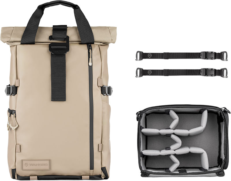 Rucsac foto WANDRD PRVKE Photo Bundle 31L Yuma Tan [1]