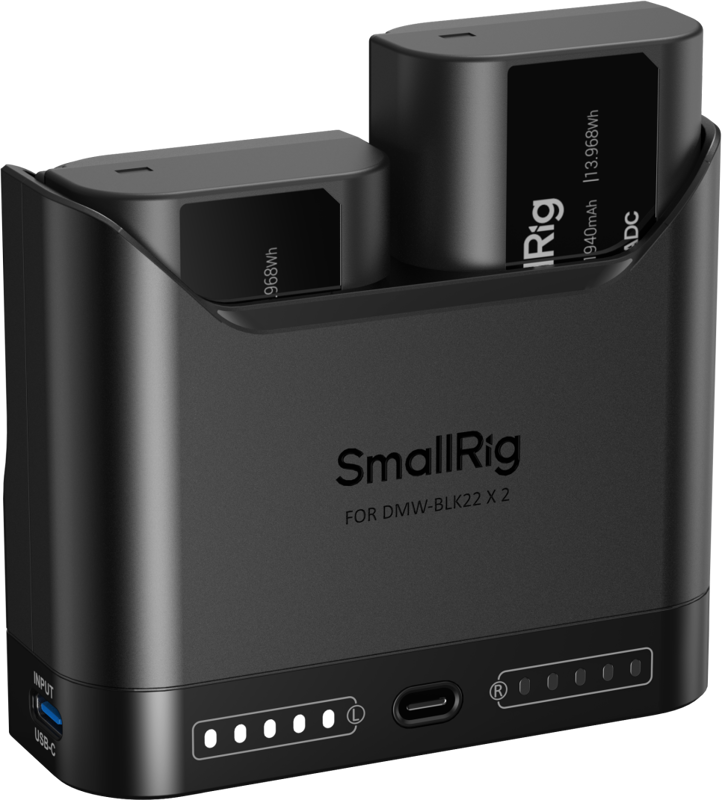 Kit 2x acumulatori + incarcator  SmallRig 5487 DMW-BLK22 [1]