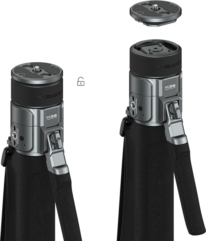 SmallRig 6283 Potato Jet TRIBEX PRO X-Clutch Hydraulic Monopod (Standard Version) [1]