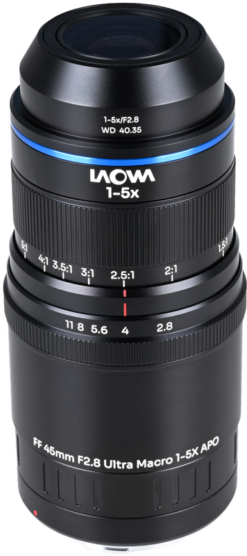 Obiectiv Laowa Aksen 45mm f/2.8 1-5X Ultra Macro APO, Montura Canon RF [1]