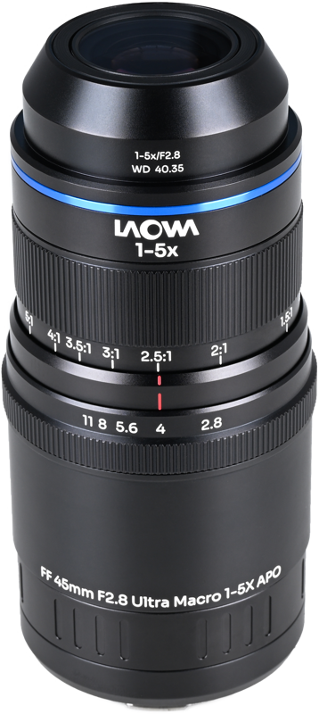 Obiectiv Laowa Aksen 45mm f/2.8 1-5X Ultra Macro APO, Montura L [1]