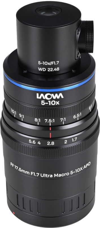 Obiectiv Laowa Aksen 17.5mm f/1.7 5-10X Ultra Macro APO Ver. Ilumianre Coaxiala, Montura Canon RF [1]