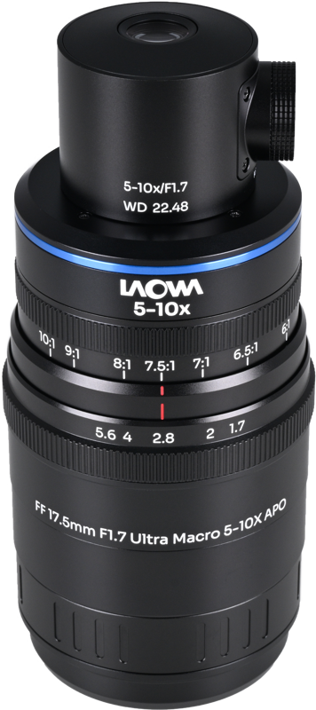 Obiectiv Laowa Aksen 17.5mm f/1.7 5-10X Ultra Macro APO Ver. Ilumianre Coaxiala, Montura Sony FE [1]