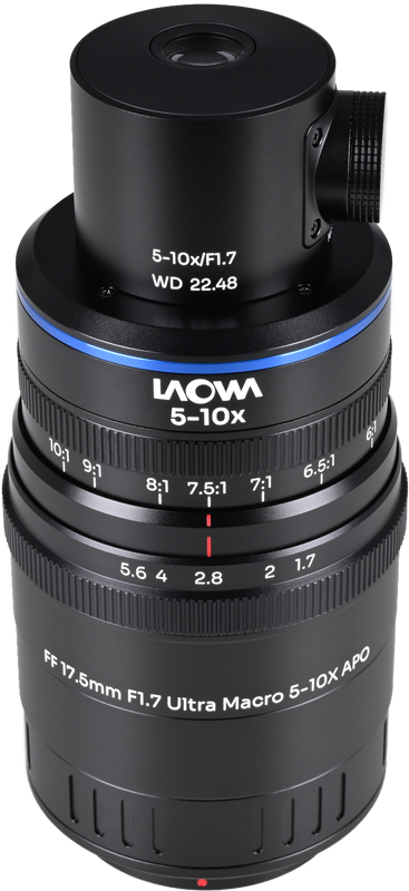 Obiectiv Laowa Aksen 17.5mm f/1.7 5-10X Ultra Macro APO Ver. Ilumianre Coaxiala, Montura MFT [1]