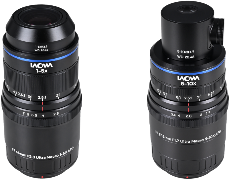 Set 2 obiective Laowa Aksen 45mm f/2.8 si 17.5mm f/1.7, Montura MFT [1]