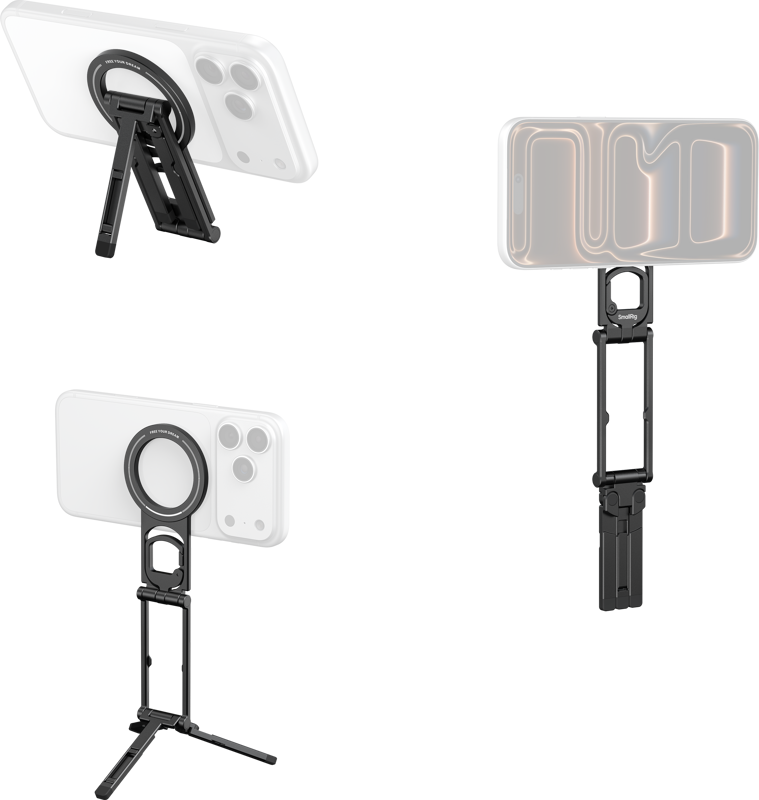SmallRig 6470 FS-C1 Foldable Phone Support with Carabiner Clip [1]