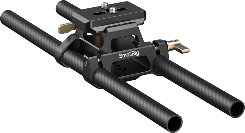SmallRig 6761 Arca-Type Mount Plate with 15mm Dual Rod Clamp [1]