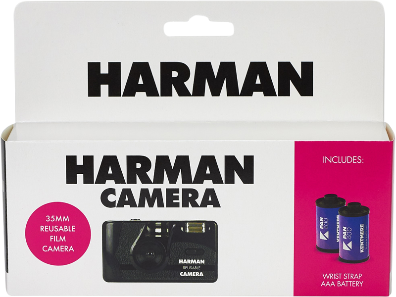 Aparat foto pe film Harman, 35mm, Kit cu 2 filme Kentmere Pan400 [2]