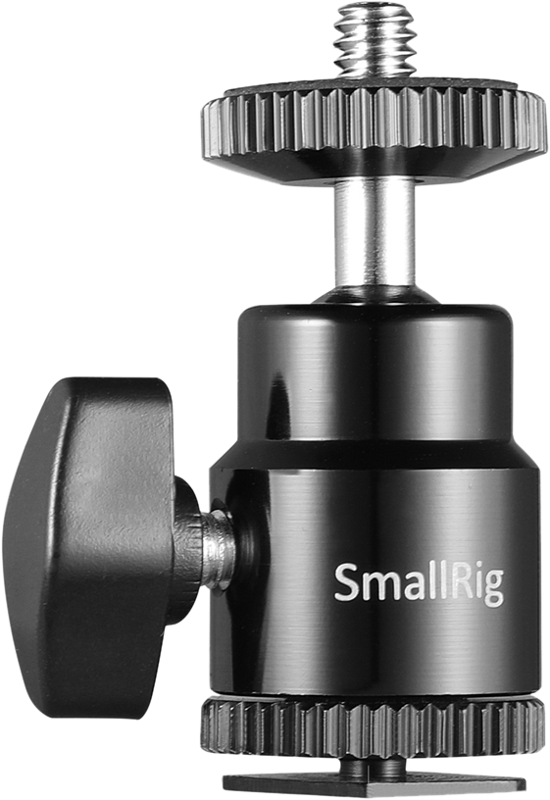 Montura pe cold shoe SmallRig 2059 Ballhead-1/4", 2 buc [2]