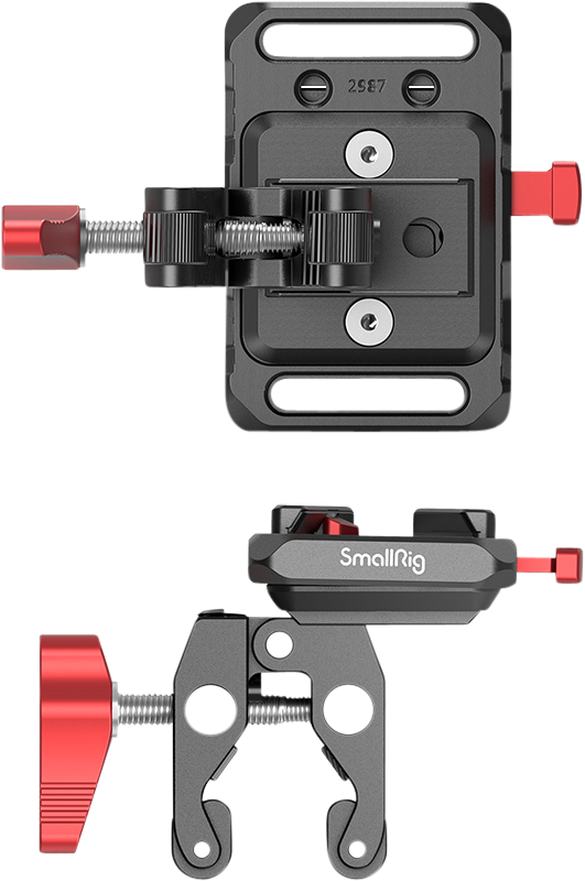 Adaptor baterie SmallRig 2989 Mini V-Mount cu clema crab [1]