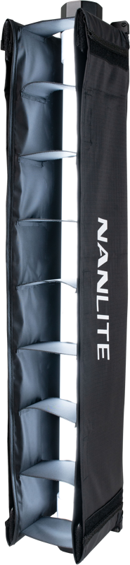 Barn doors Nanlite BD-PTII15X+EC cu grilă tip fagure pentru Pavotube II 15X [2]