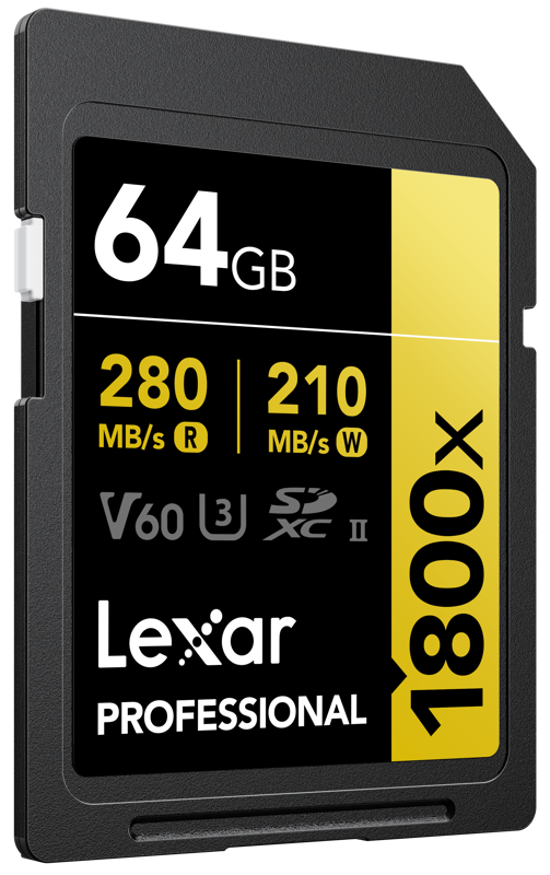 Card de memorie Lexar SDXC Pro 1800x U3 UHS-II V60 64GB [2]