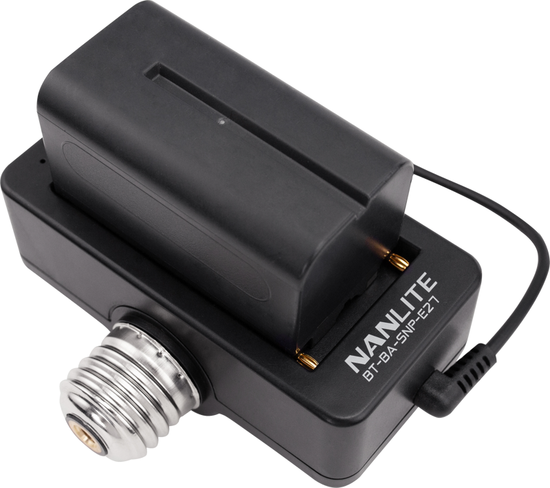 Baterie Nanlite BT-BA-SNP-E27 Adapter cu E27 Head [2]
