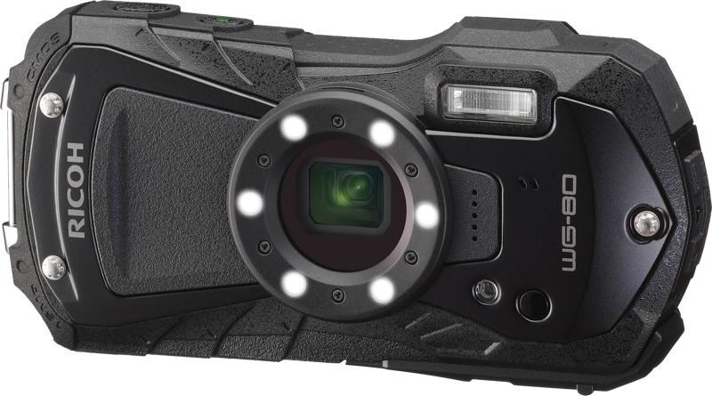 Aparat Foto Compact Ricoh WG-80 Subacvatic, Black [2]