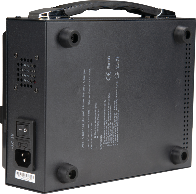 Încărcător baterii Nanlite BT-CGV-26V-2 pentru Dual 26V V-montură Battery [2]