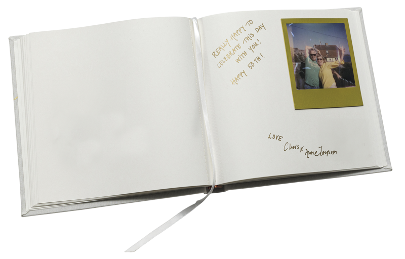Album Focus Base Line Canvas Album 20x20 Guestbook Black [2]