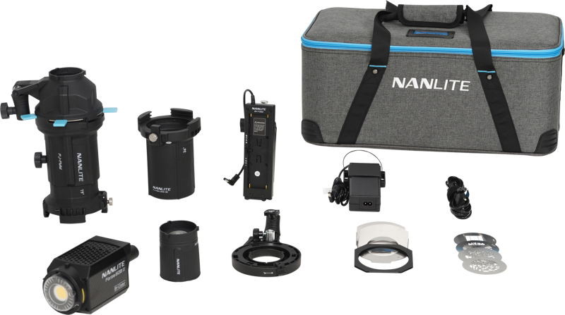 Lampa LED Nanlite Forza 60B II bicolor + atasament de proiectie 19° & 36° [3]