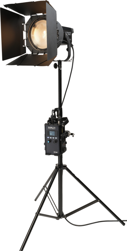 Kit iluminare Nanlite Forza 300B II Bicolor, lentila Fresnel FL-20G + troler [2]